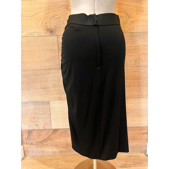 Dolce & Gabbana Drape Detailed Asymmetrical Jersey Skirt Size 42/ US 6/ S - Picture 8 of 12